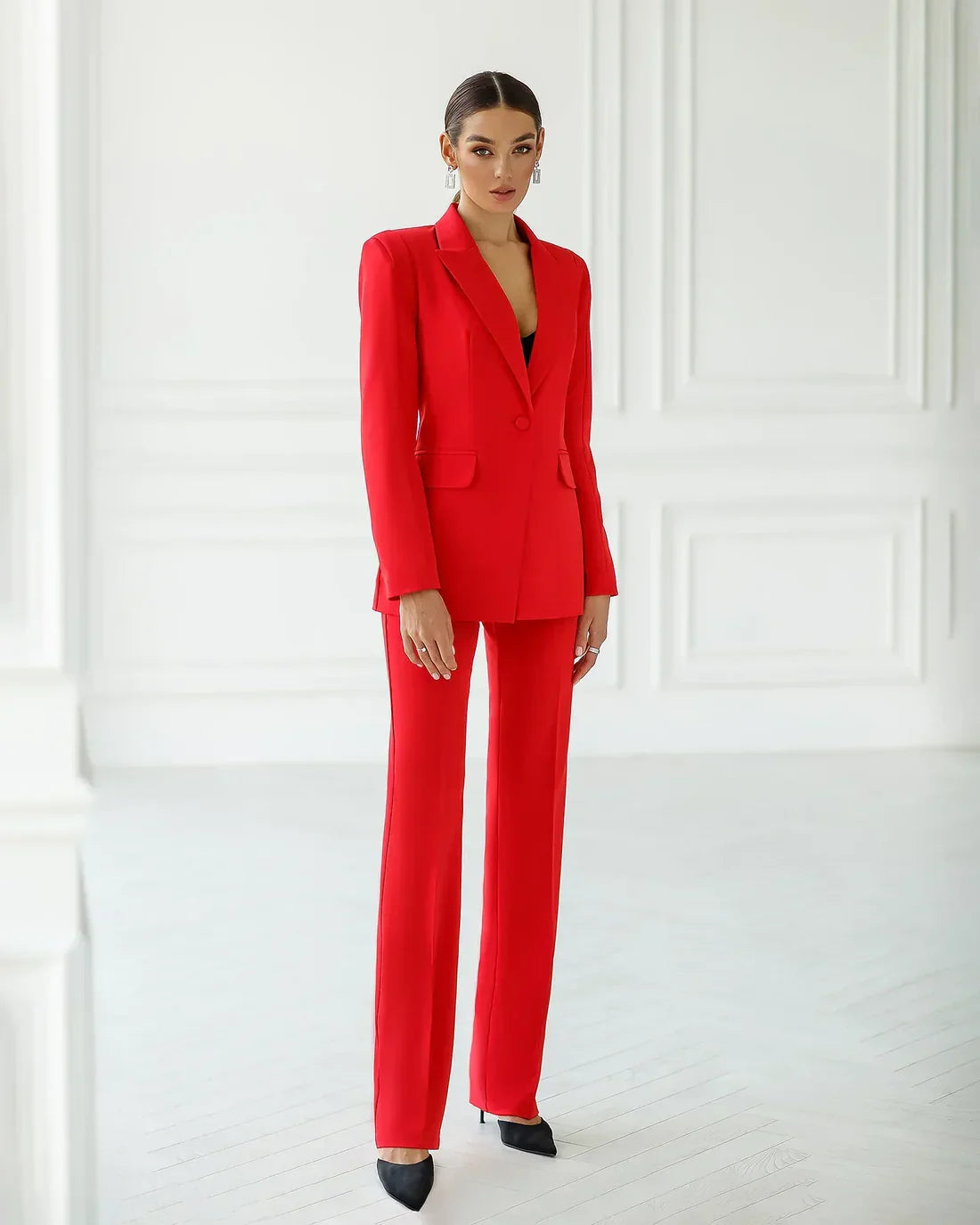 Afra - Elegant Pantsuit with Blazer
