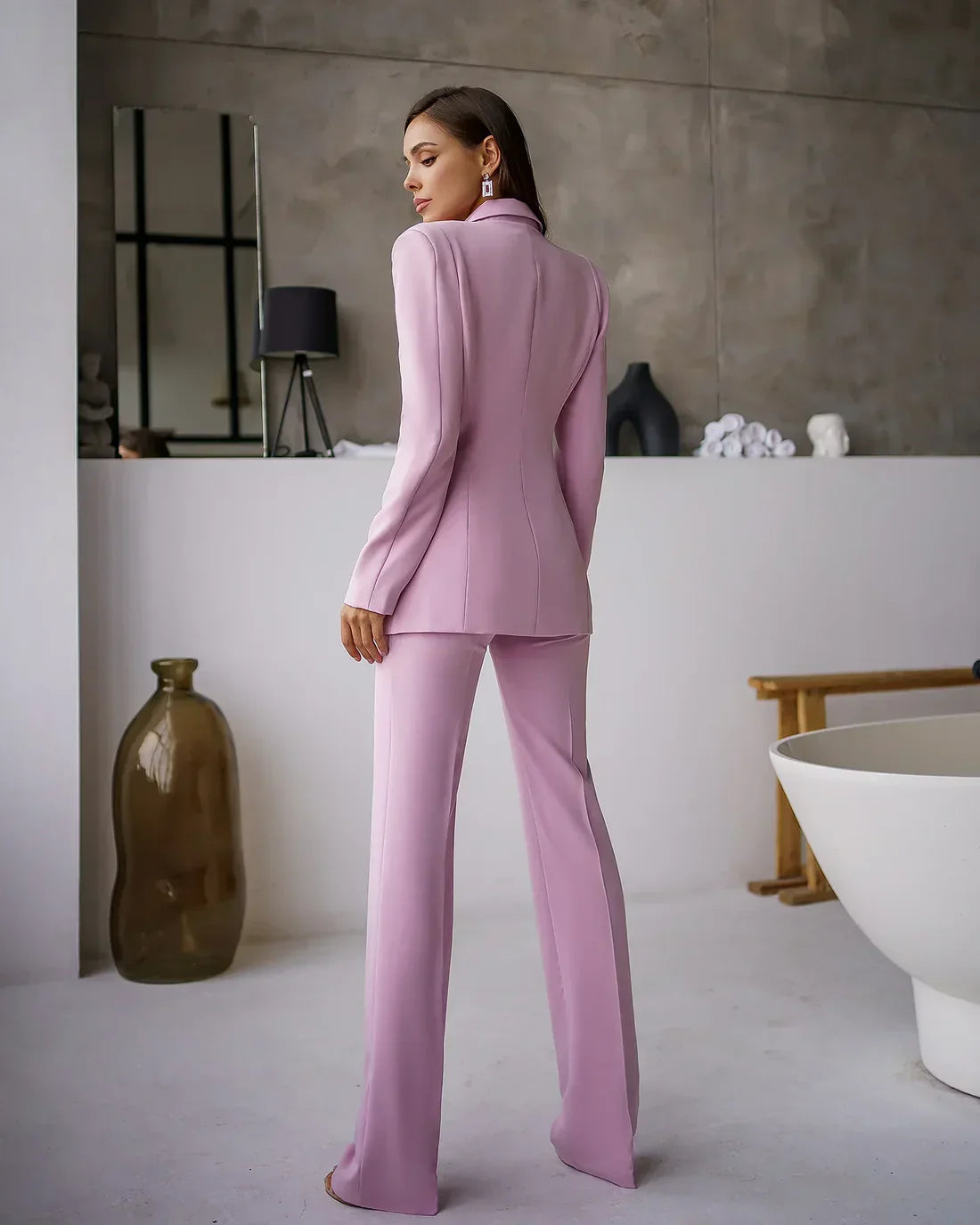 Afra - Elegant Pantsuit with Blazer