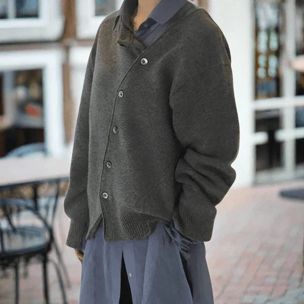 Roma - CASHMERE CARDIGAN WITH BUTTON DETAILS