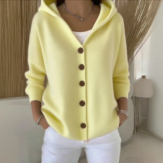 Luna – Hooded Cardigan for Effortless Cozy Elegance