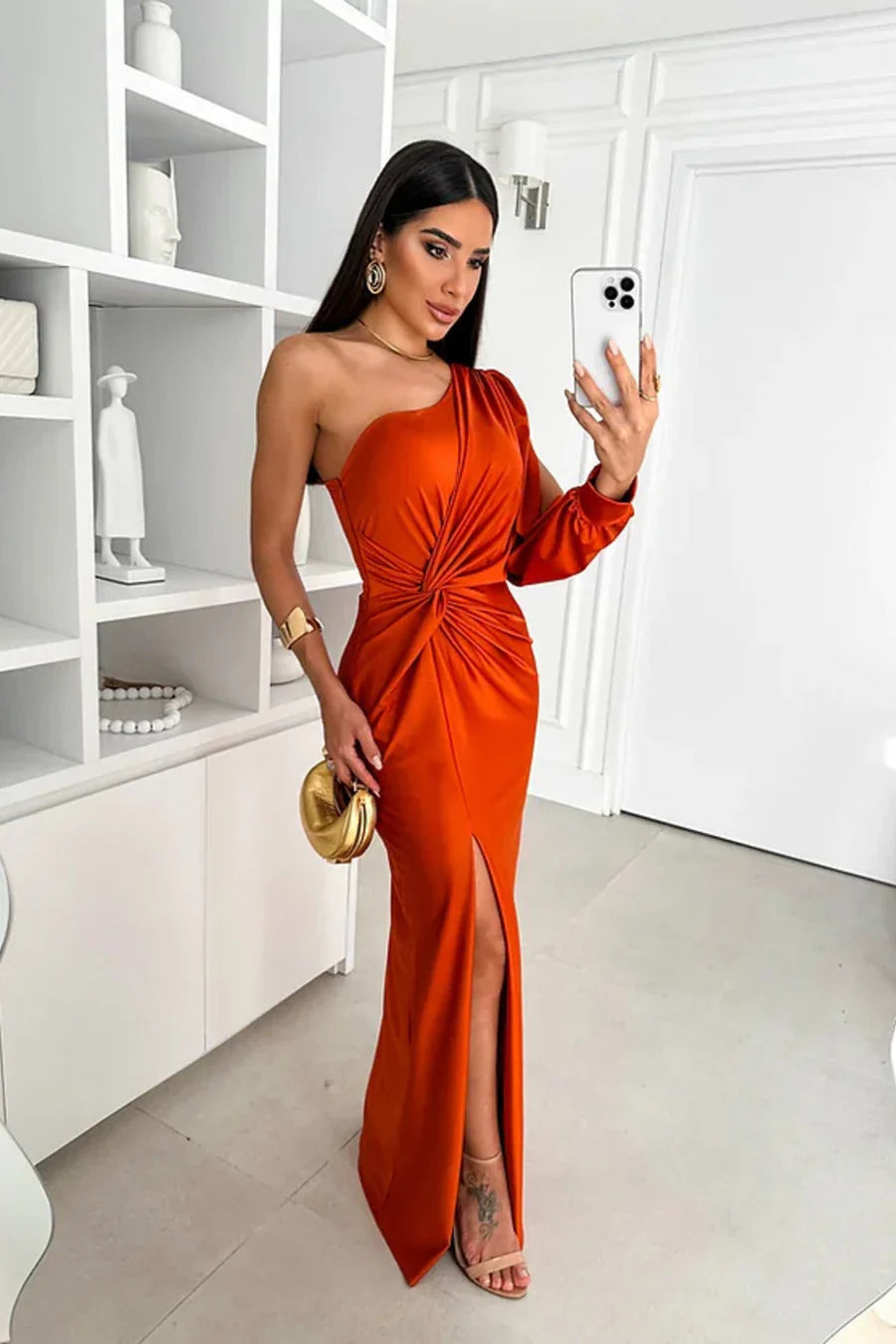 Ada – Glamour Draped Gown
