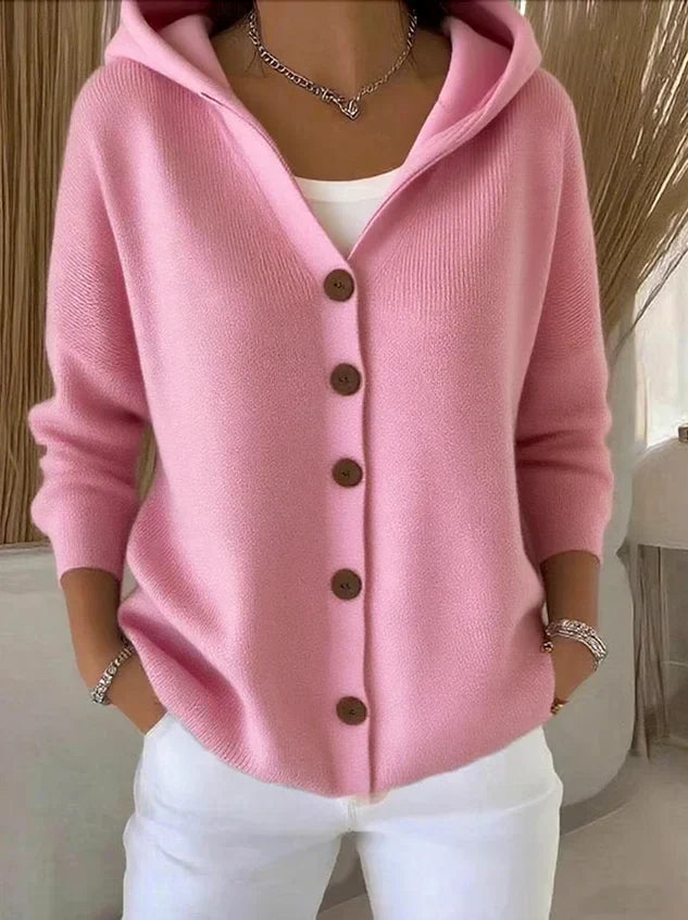Luna – Hooded Cardigan for Effortless Cozy Elegance