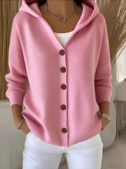 Luna – Hooded Cardigan for Effortless Cozy Elegance