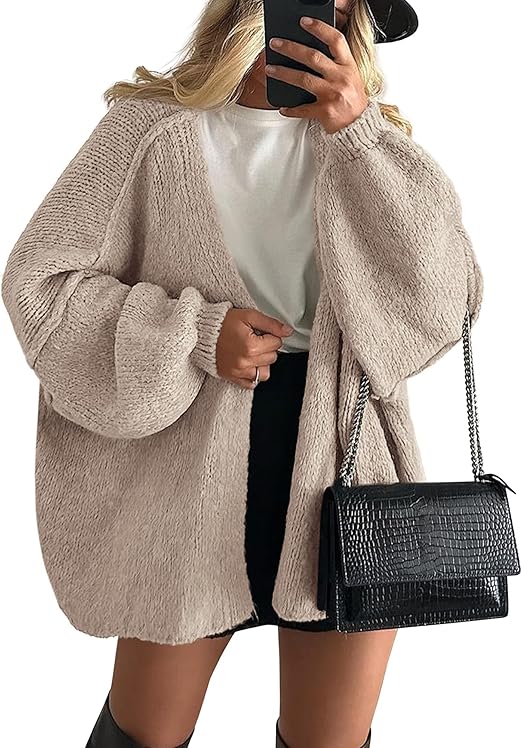 Lena Oversized Lightweight Cardigan