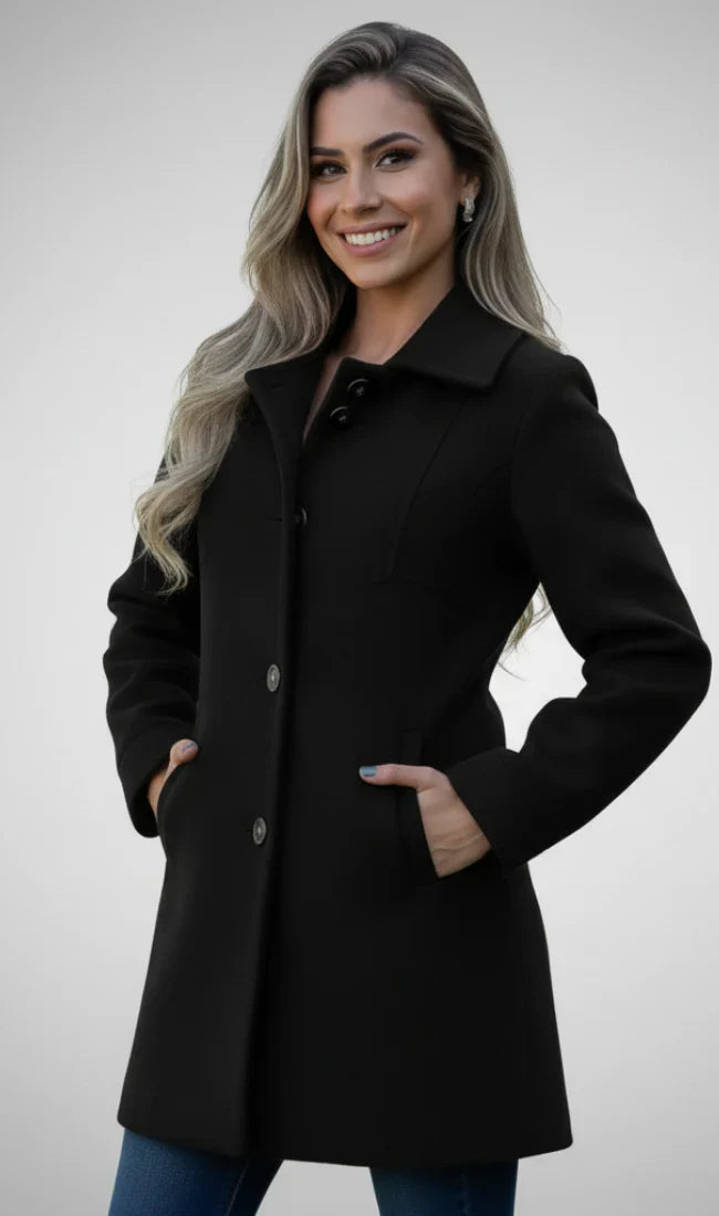 Modavera - Elegant Wool Coat