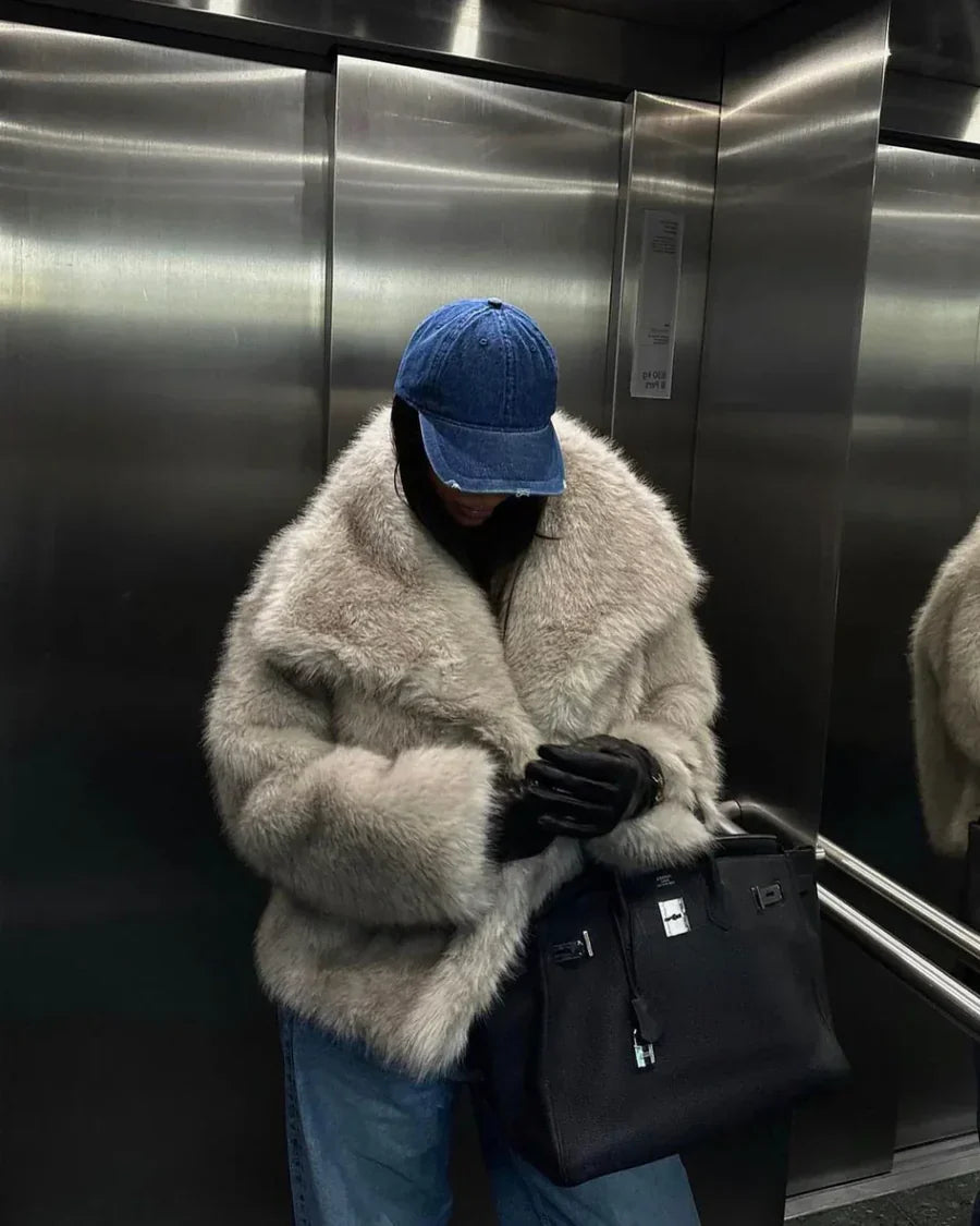 Abigail – Faux Fur Coat