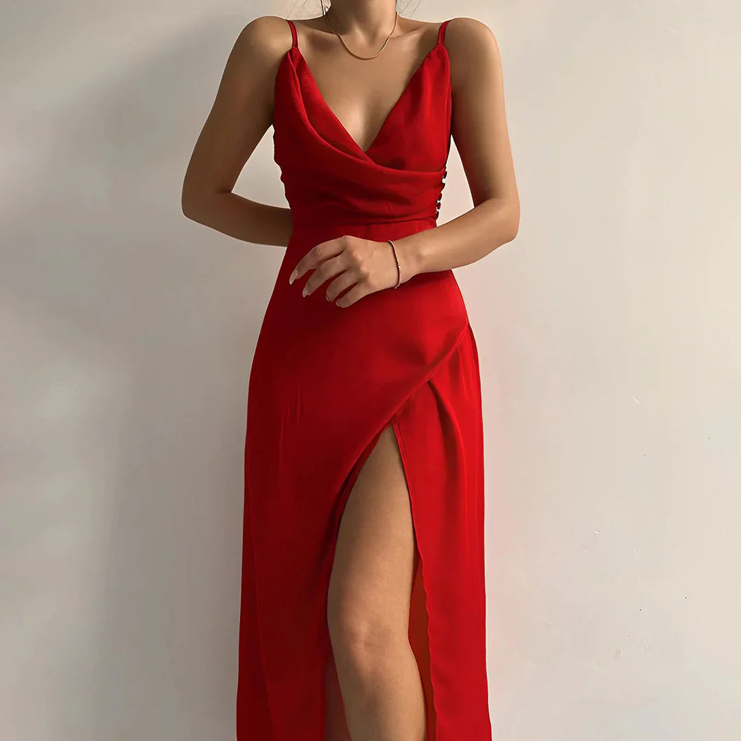 Savrani – Elegant Strapless Dress