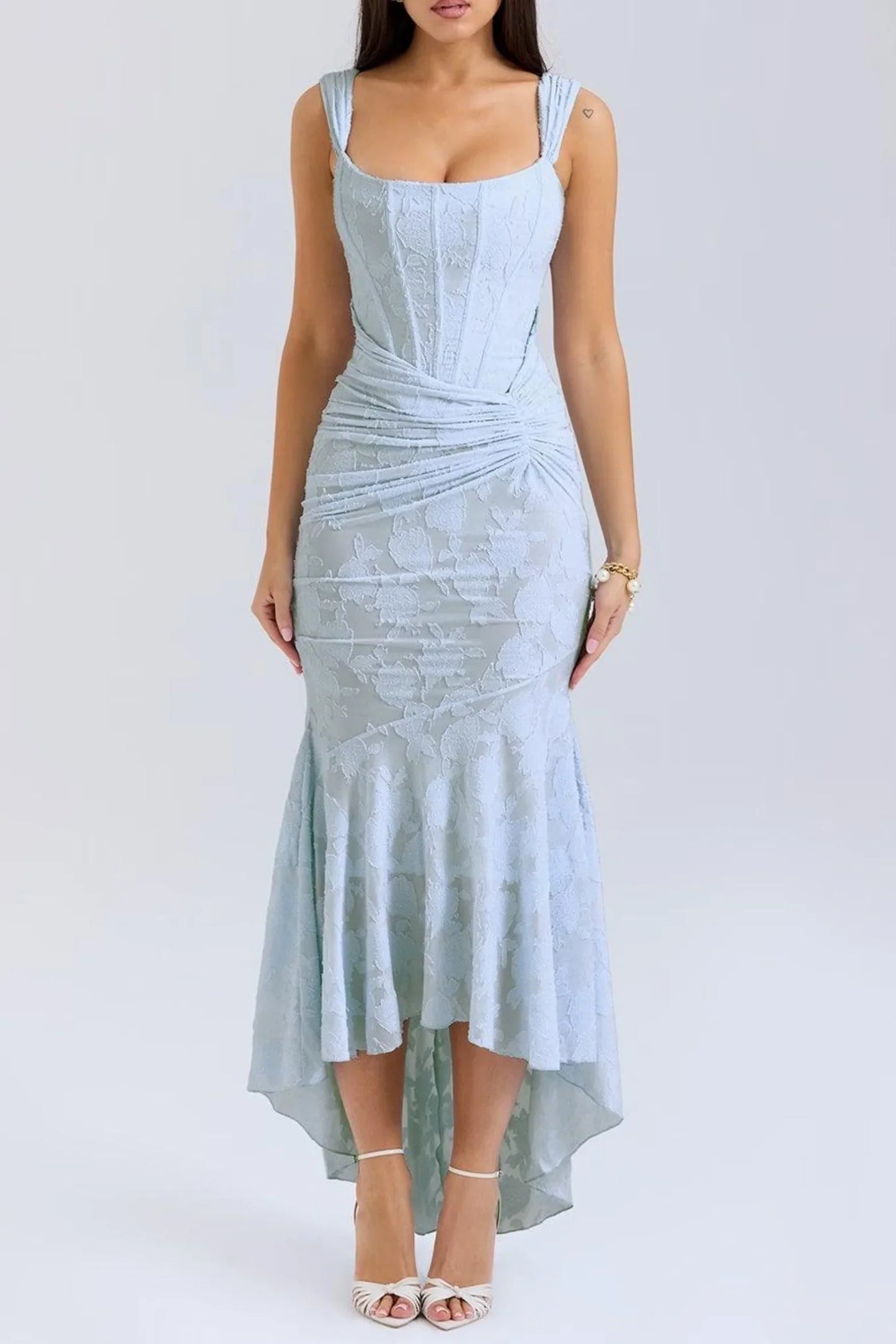 Blue Bell Floral Maxi Dress