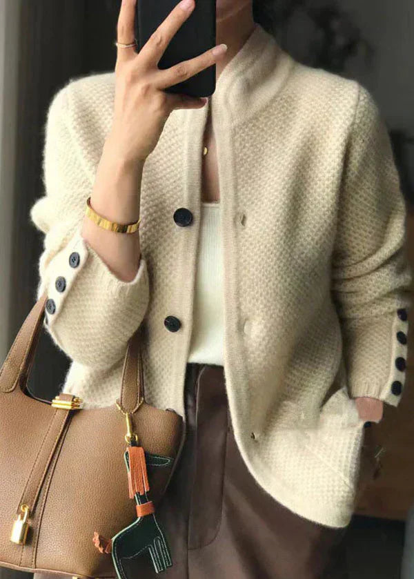 Claire – Cashmere blend cardigan with buttons
