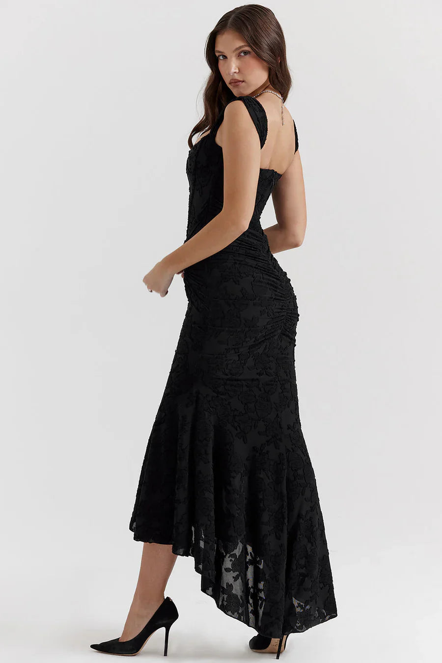 Victoria – Regal Draped Dress