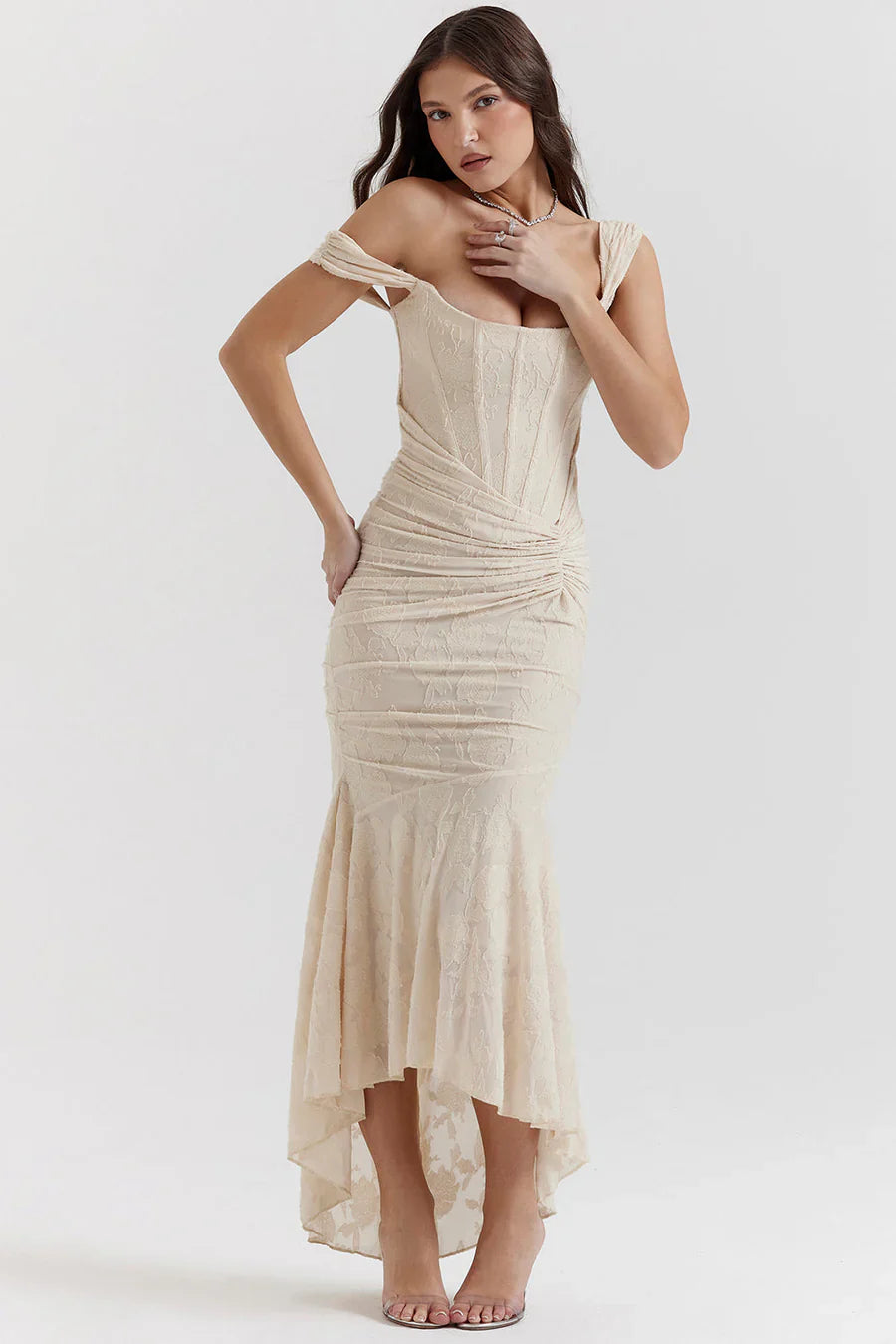 Victoria – Regal Draped Dress