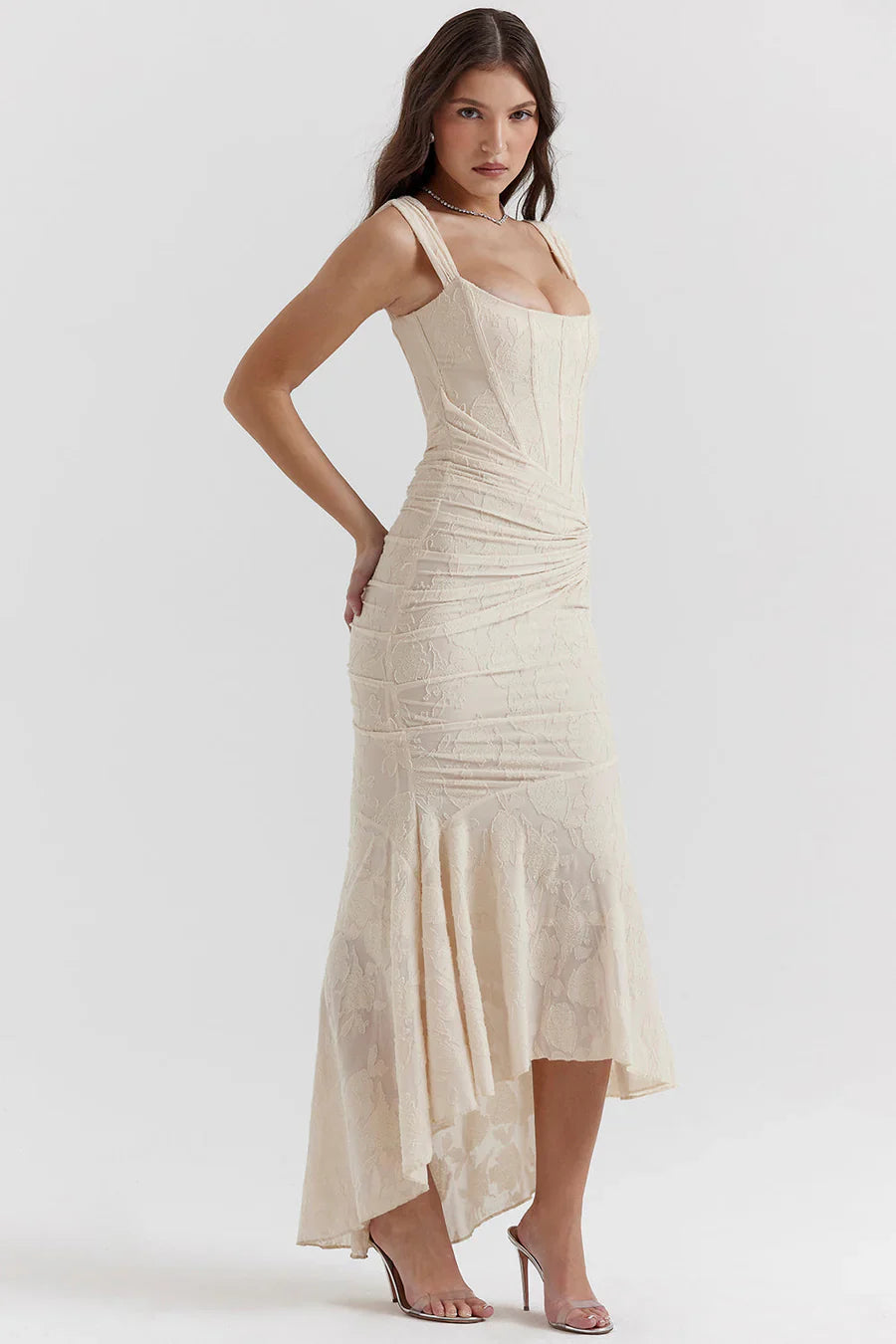 Victoria – Regal Draped Dress