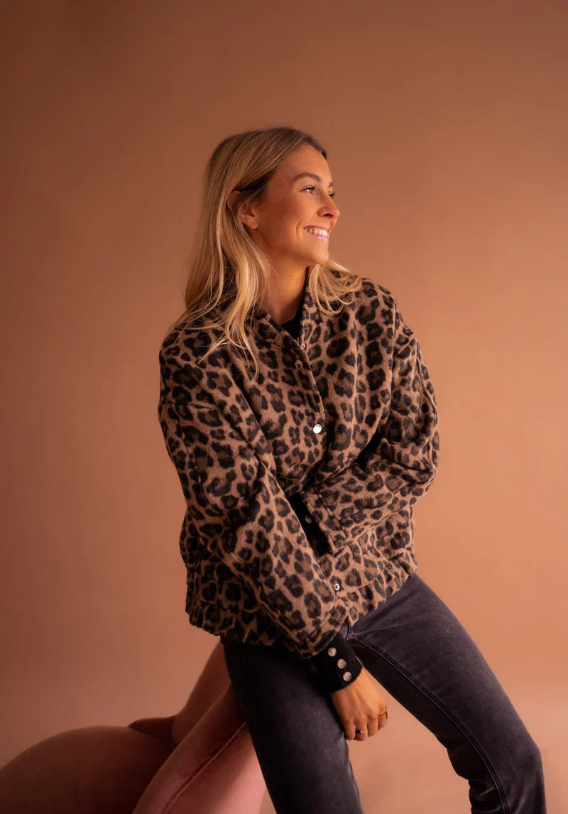Noémie Leopard Jacket