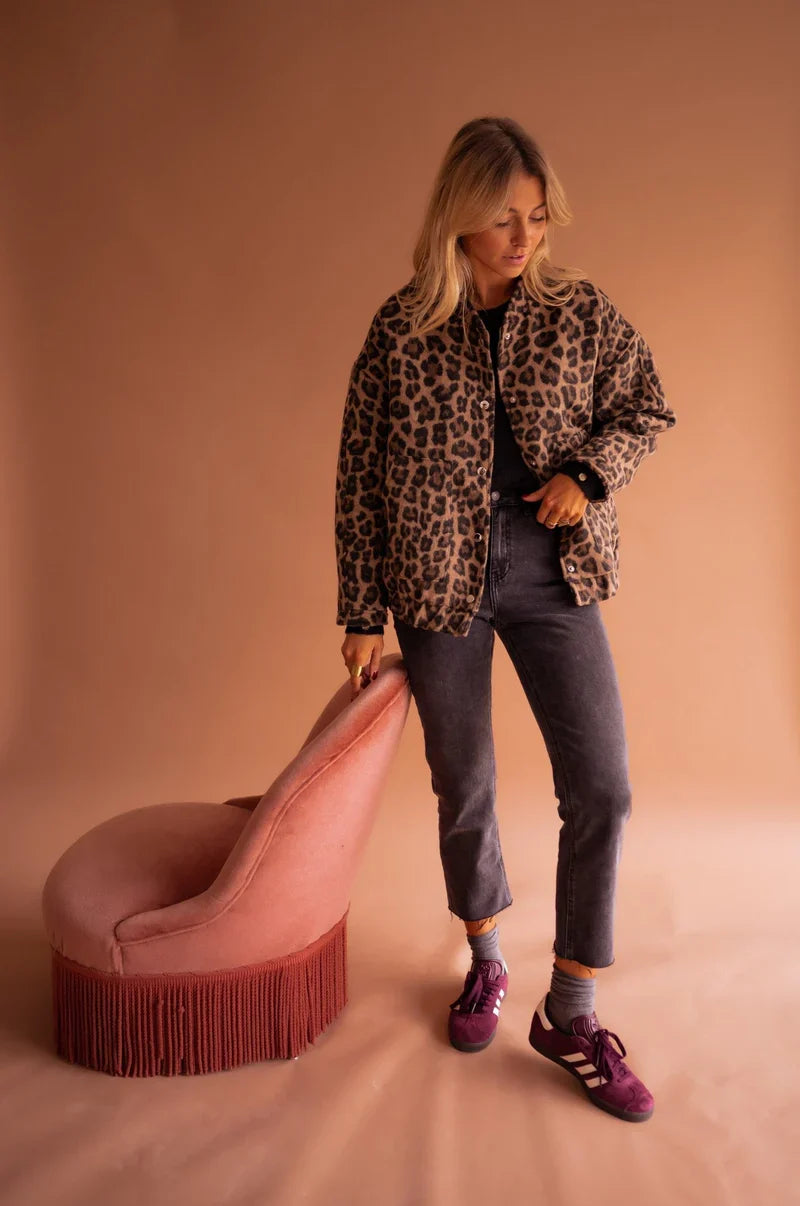 Noémie Leopard Jacket