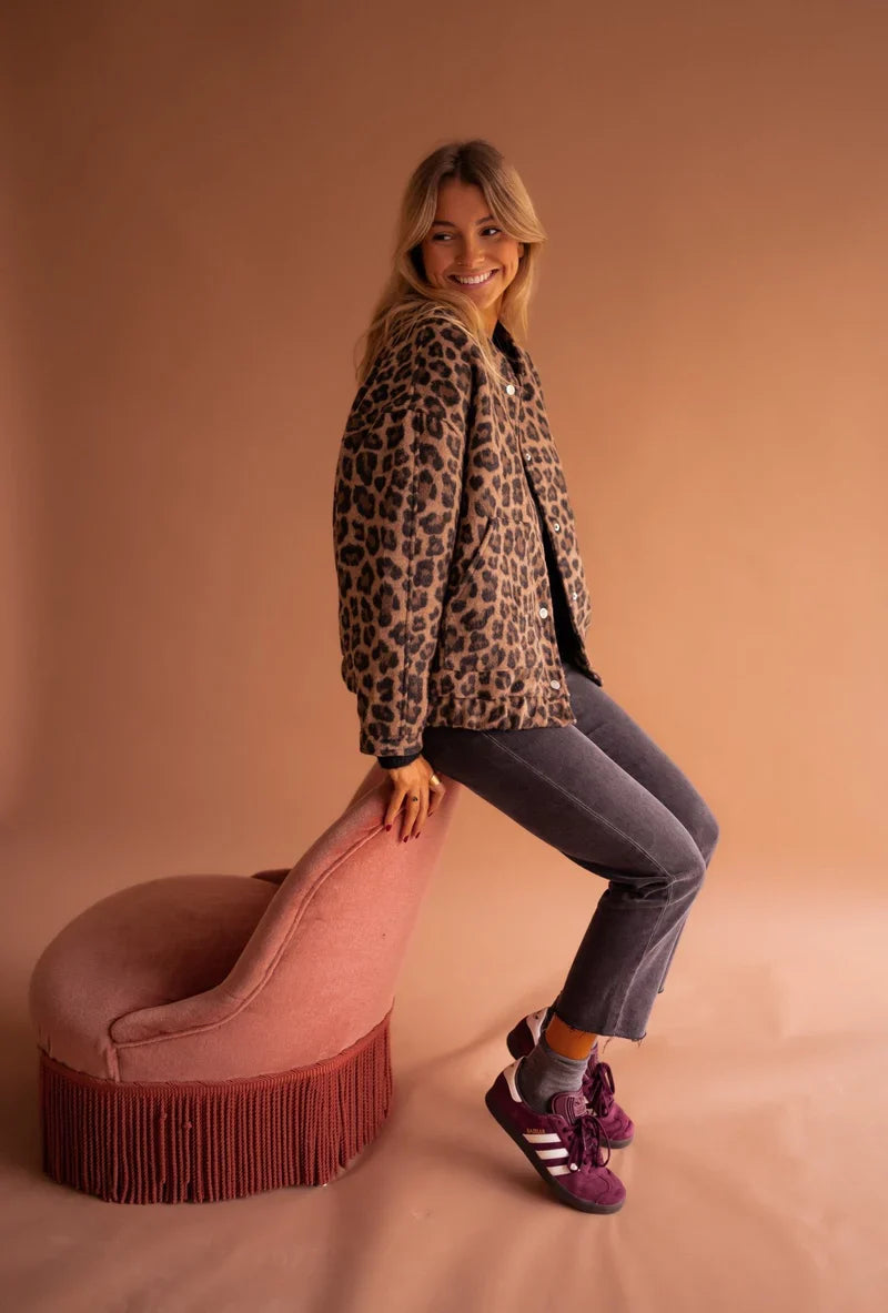 Noémie Leopard Jacket